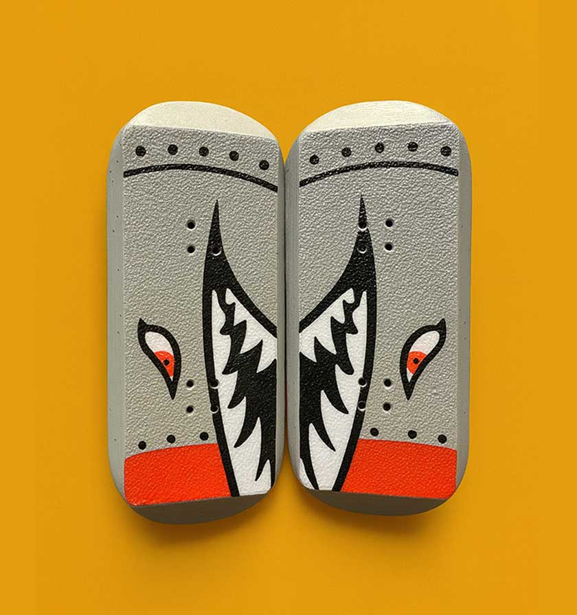 Orjinal KickFlip Kaykay U.S Army Shark Stres Oyuncakları