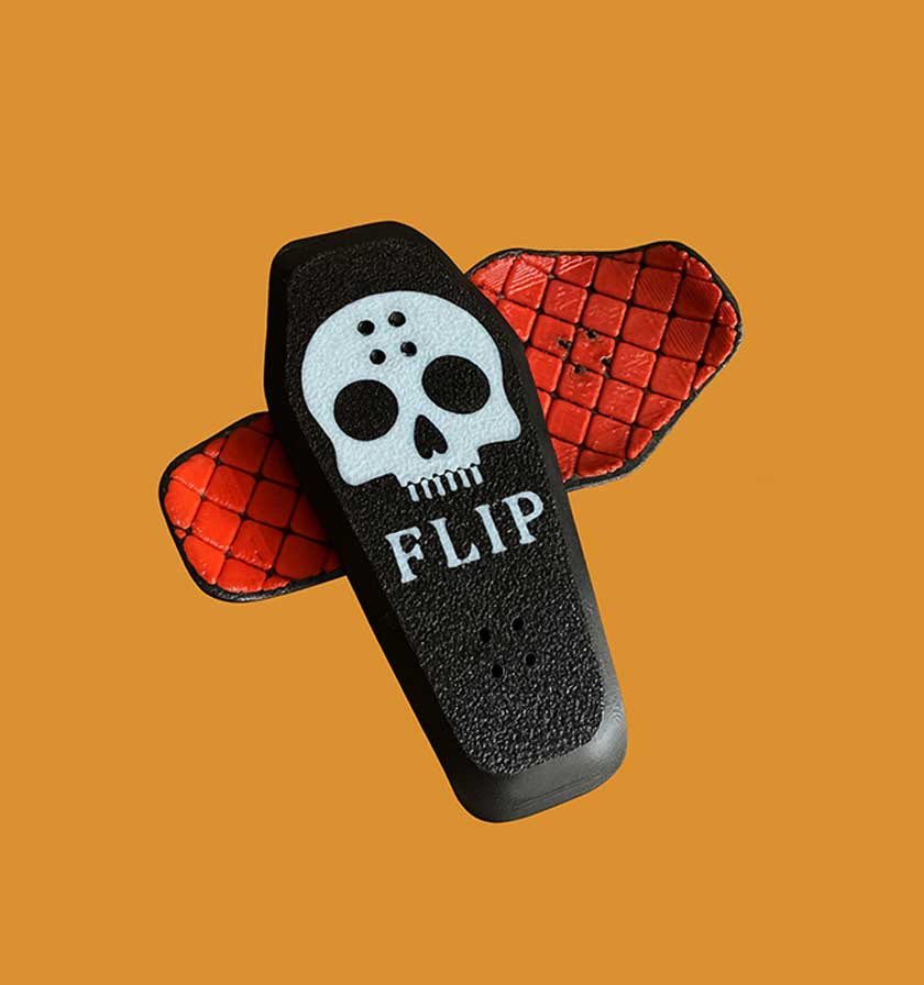 Orjinal KickFlip Kaykay Stres Kuru Kafa(Tabut)  Oyuncakları