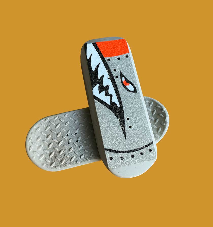 Orjinal KickFlip Kaykay U.S Army Shark Stres Oyuncakları