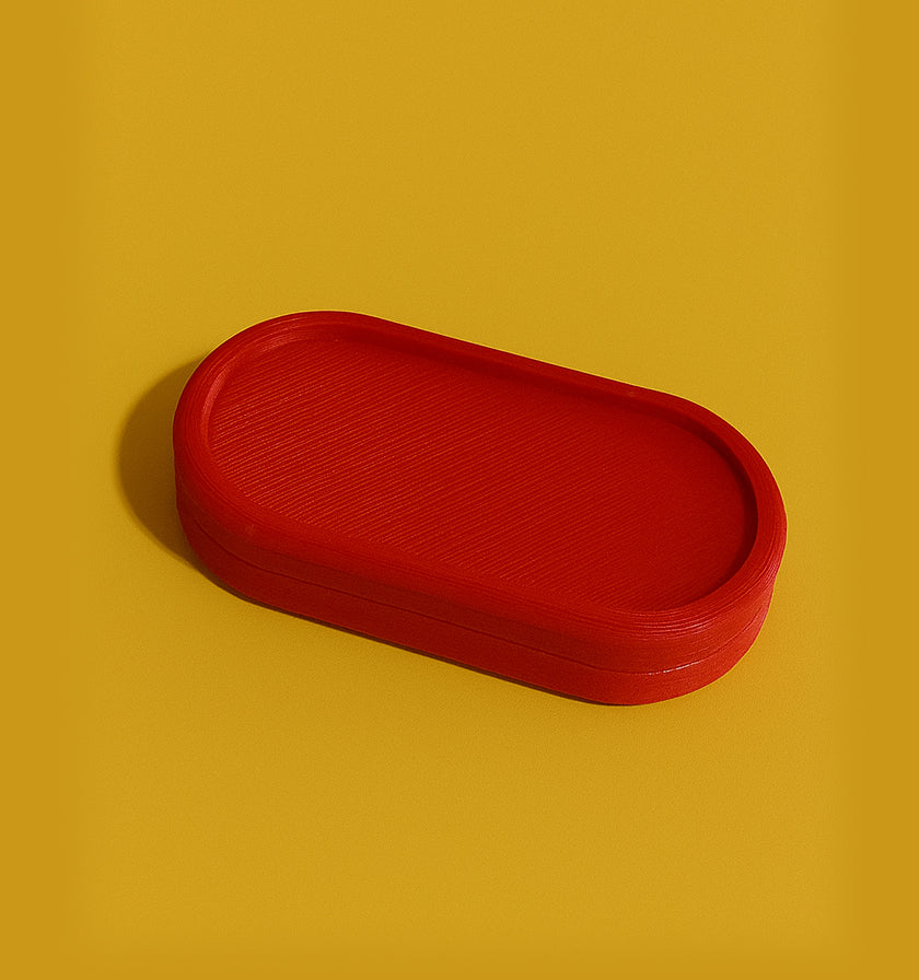 Mıknatıslı Elips KIRMIZI GÖVDE Yeni Nesil Stres Oyuncağı – Magnetik Fidget Slider