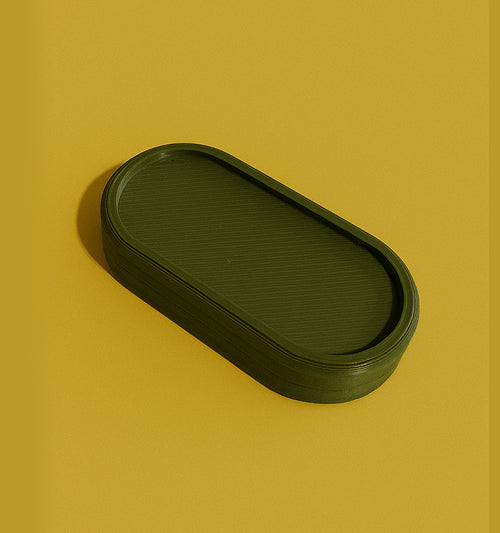 Mıknatıslı Elips HAKİ GÖVDE Yeni Nesil Stres Oyuncağı – Magnetik Fidget Slider