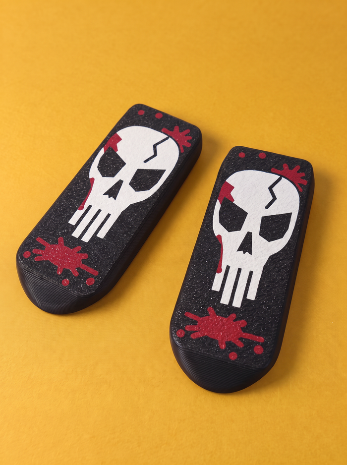 Punisher manyetik KickFlip — iki parça desenli yüzler